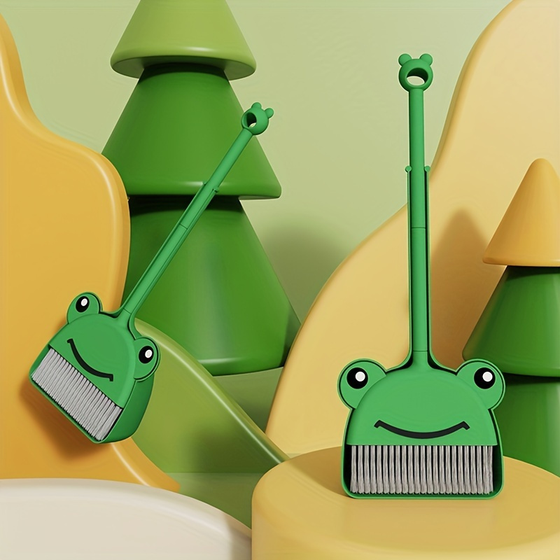 Kids Outdoor Broom - ほうきとちりとりのセット、家庭用ネット人気セット、柔らかい毛のほうき、床掃除・拭き掃除用ほうき