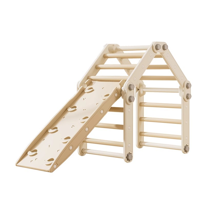 Kids Outdoor Climbing Frame - 室内クライミングウォール、はしご、感覚システムトレーニング器具、ファミリールーム用スイング、小型クライミング遊具