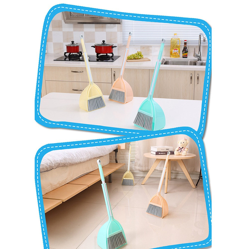 子供用ほうきとシャベルセット、ミニほうき、モップ、黄色い清掃 - Kids Outdoor Broom のレビューと価格