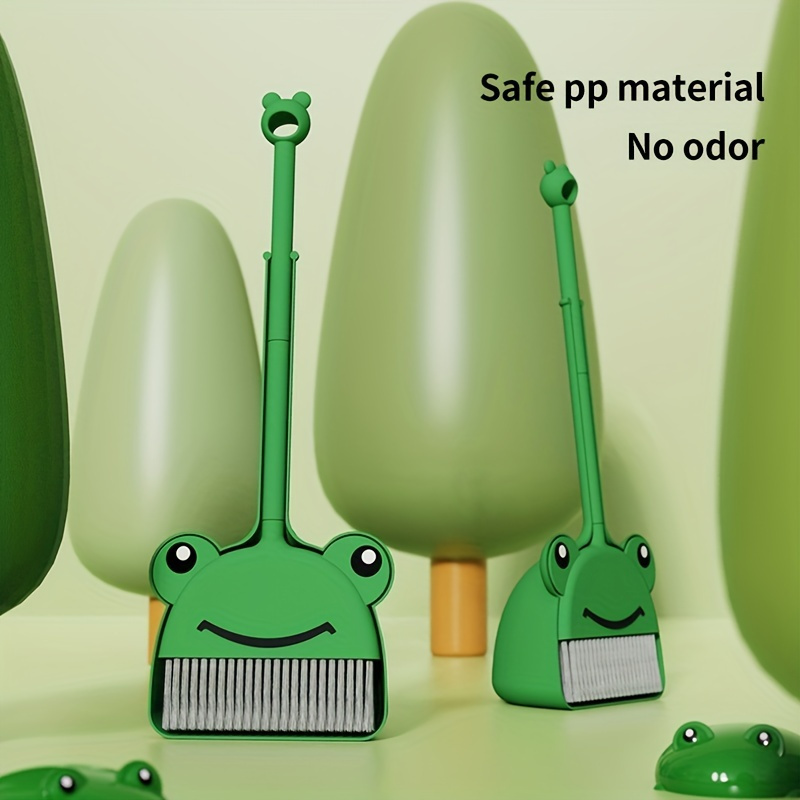 ほうきとちりとりのセット、家庭用ネット人気セット、柔らかい毛 - Kids Outdoor Broom のレビューと価格