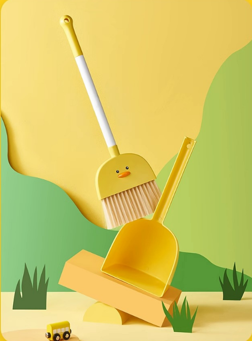 食品グレード PP 子供用ミニほうきちりとりセット スリーピ - Kids Outdoor Broom のレビューと価格