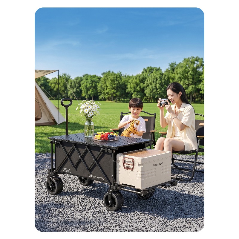折りたたみ式キャンプワゴン、屋外用、コンパクトに収納可能、リ - Kids Outdoor Furniture Set のレビューと価格