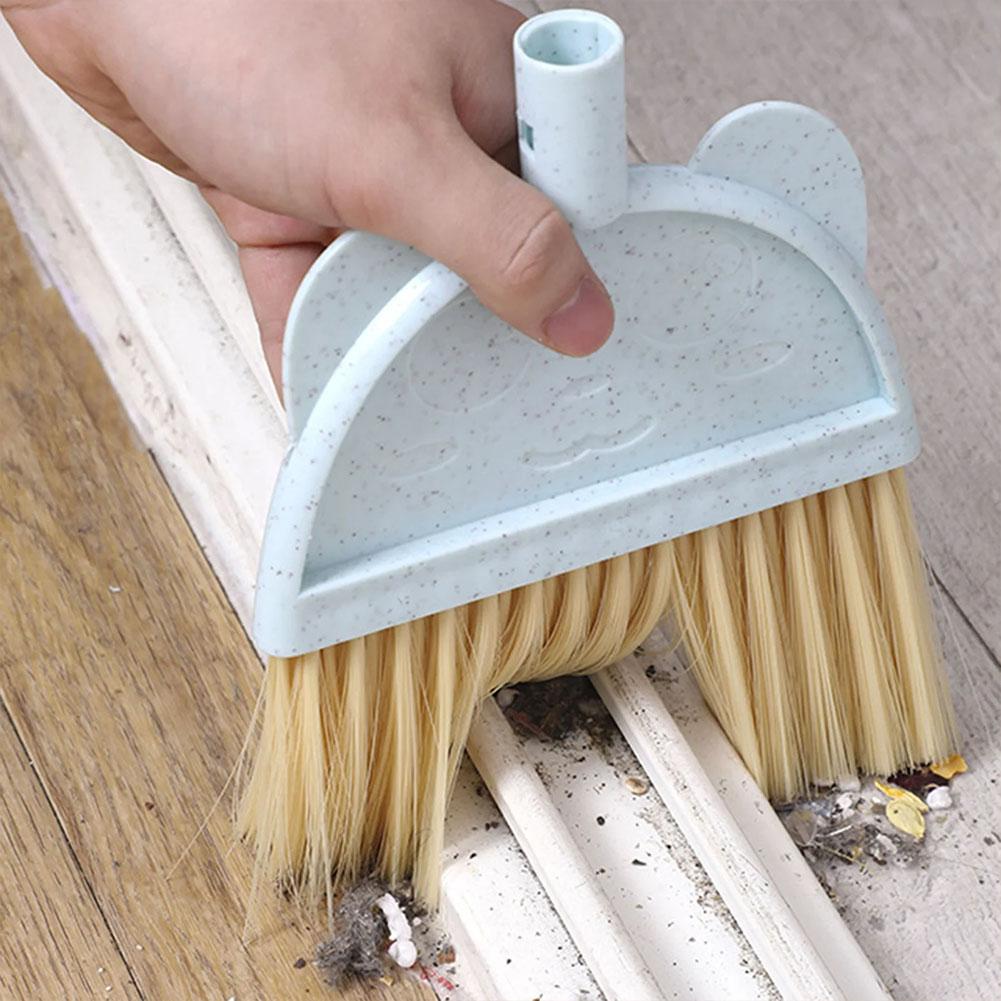 ミニ子供用ほうきとちりとり、漫画猫の柔軟な毛先、子供向けごっ - Kids Outdoor Broom のレビューと価格