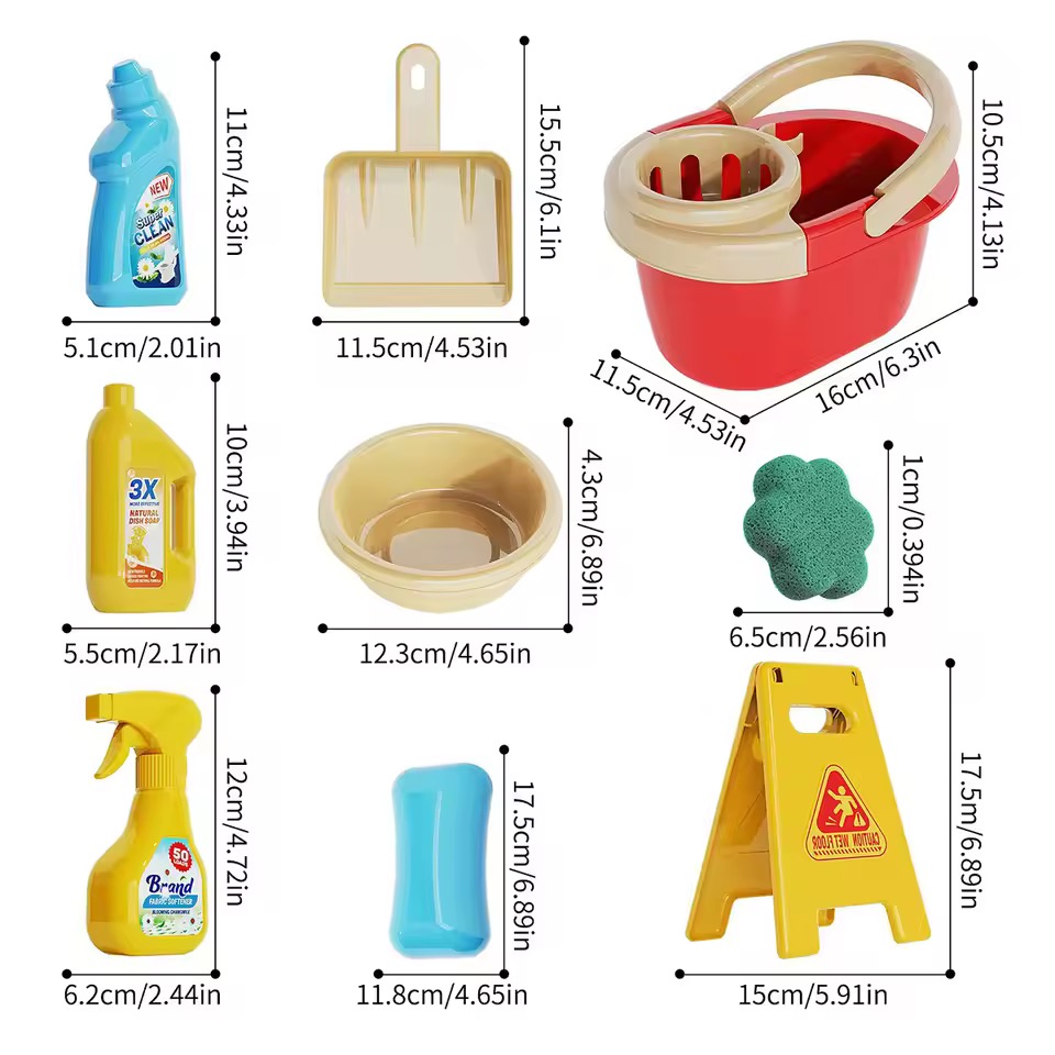 ごっこ遊びおもちゃ 子供用模擬清掃ツール 家庭用清掃ツール  - Kids Outdoor Broom のレビューと価格