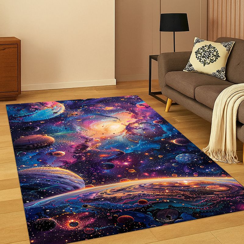 宇宙天の川宇宙星銀河地球カーペットラグ寝室リビングルームソフ - Kids Outdoor Area のレビューと価格